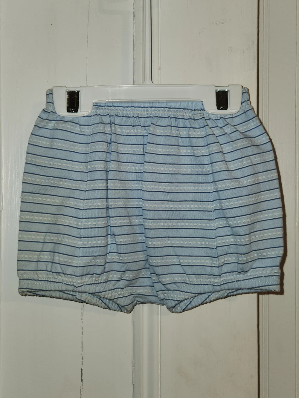 First Impressions Light Blue Striped Kids Pajama Set with Blanket